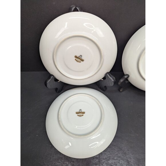 Harmony House Fine China 3504 Harmony Rose Replacement Pieces Saucer Lot of 3 - Picture 6 of 9